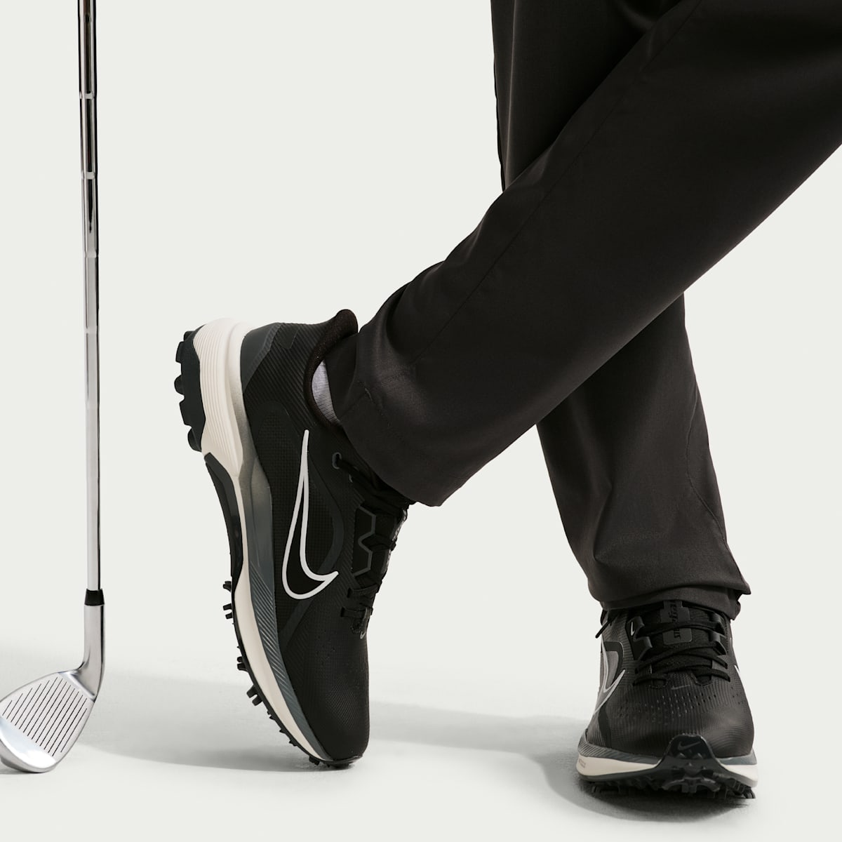 Nike Pegasus 1 G Golf Shoes - Black/Sail/White - Image 10