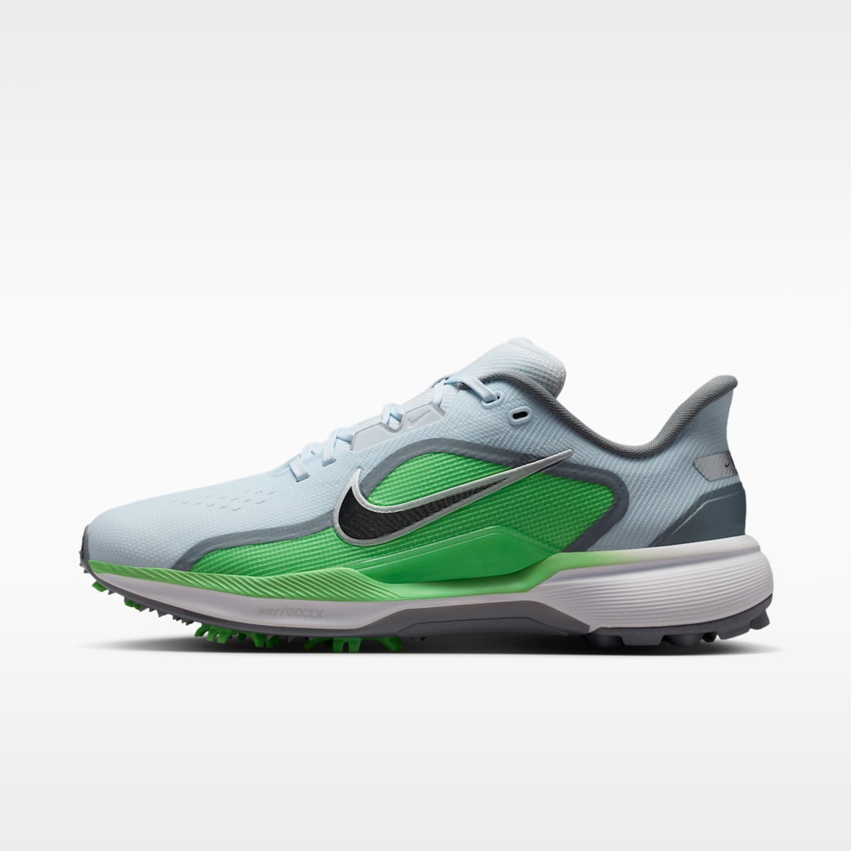 Nike Pegasus 1 G Golf Shoes - Football Grey/Illusion Green/Black - Image 1
