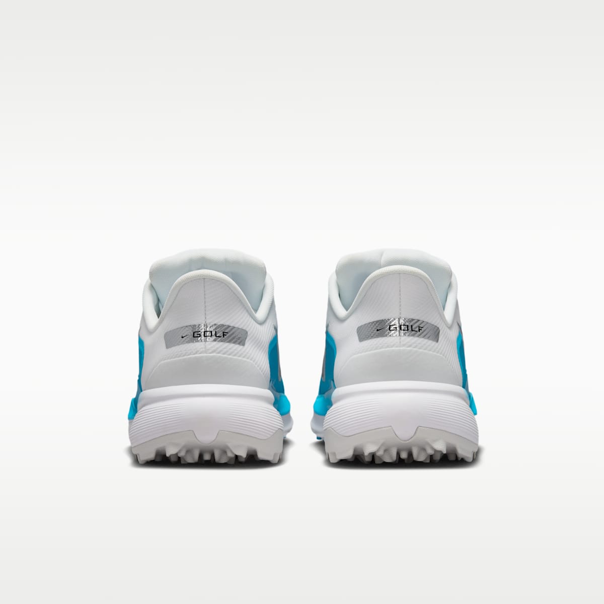 Nike Pegasus 1 G Golf Shoes - White/Light Current Blue/Black - Image 6