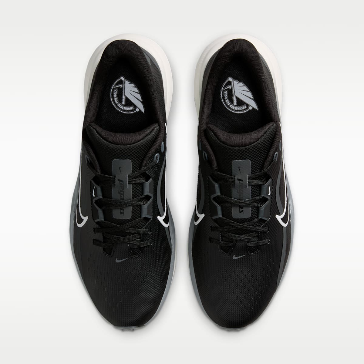 Nike Pegasus 1 G Golf Shoes - Black/Sail/White - Image 4
