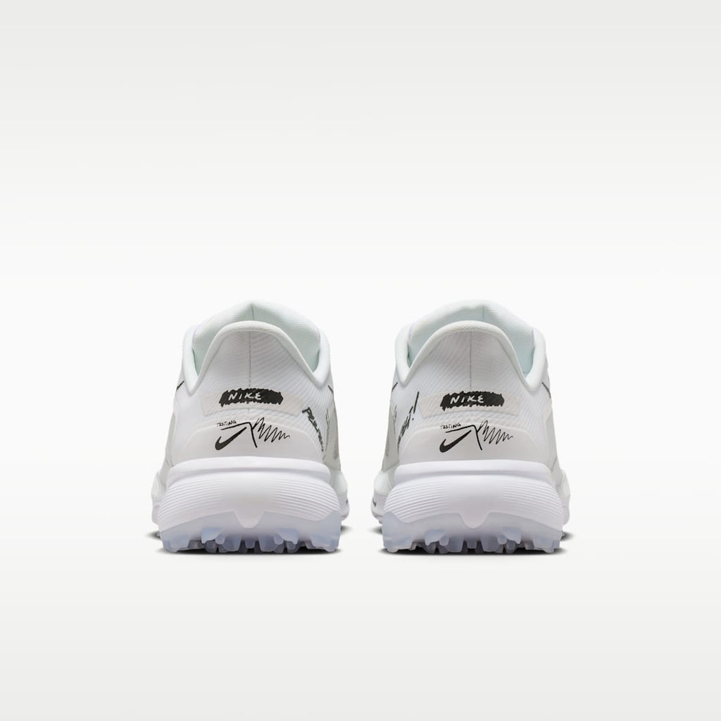 Nike Pegasus 1 Golf Shoes - White/Summit White/Metallic Silver/Black - Image 6