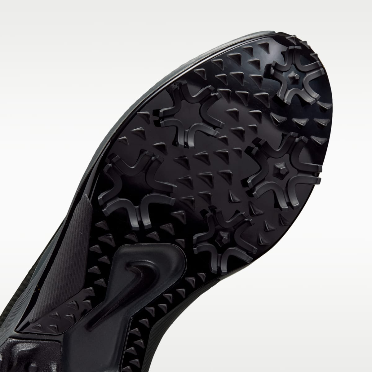 Nike Pegasus 1 G GORE-TEX Men's Waterproof Golf Shoes - Black/Dark Smoke Grey/Black - Image 7