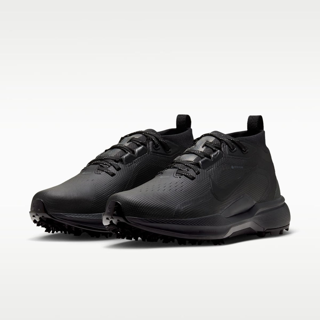 Nike Pegasus 1 G GORE-TEX Men's Waterproof Golf Shoes - Black/Dark Smoke Grey/Black - Image 5