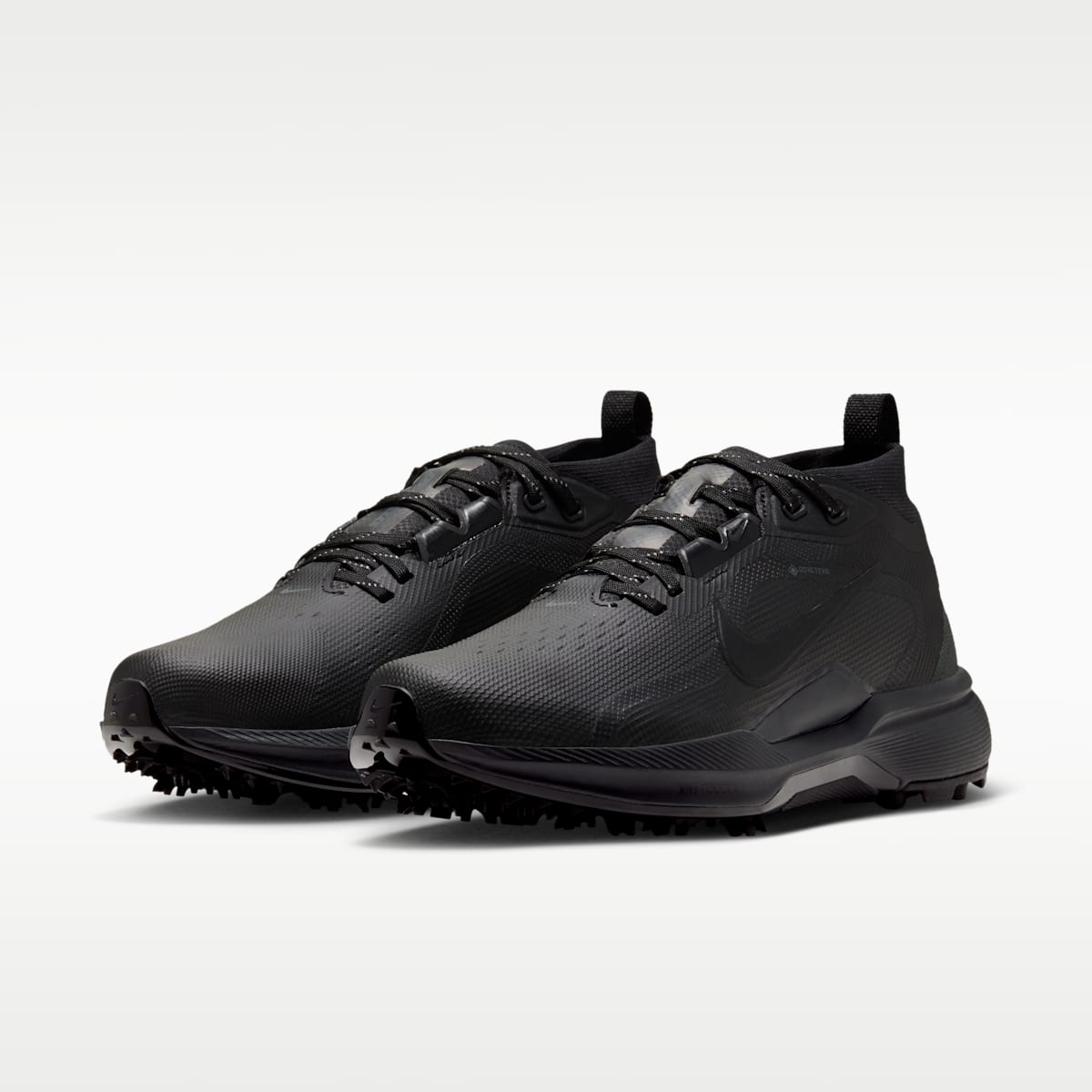 Nike Pegasus 1 G GORE-TEX Men's Waterproof Golf Shoes - Black/Dark Smoke Grey/Black - Image 5