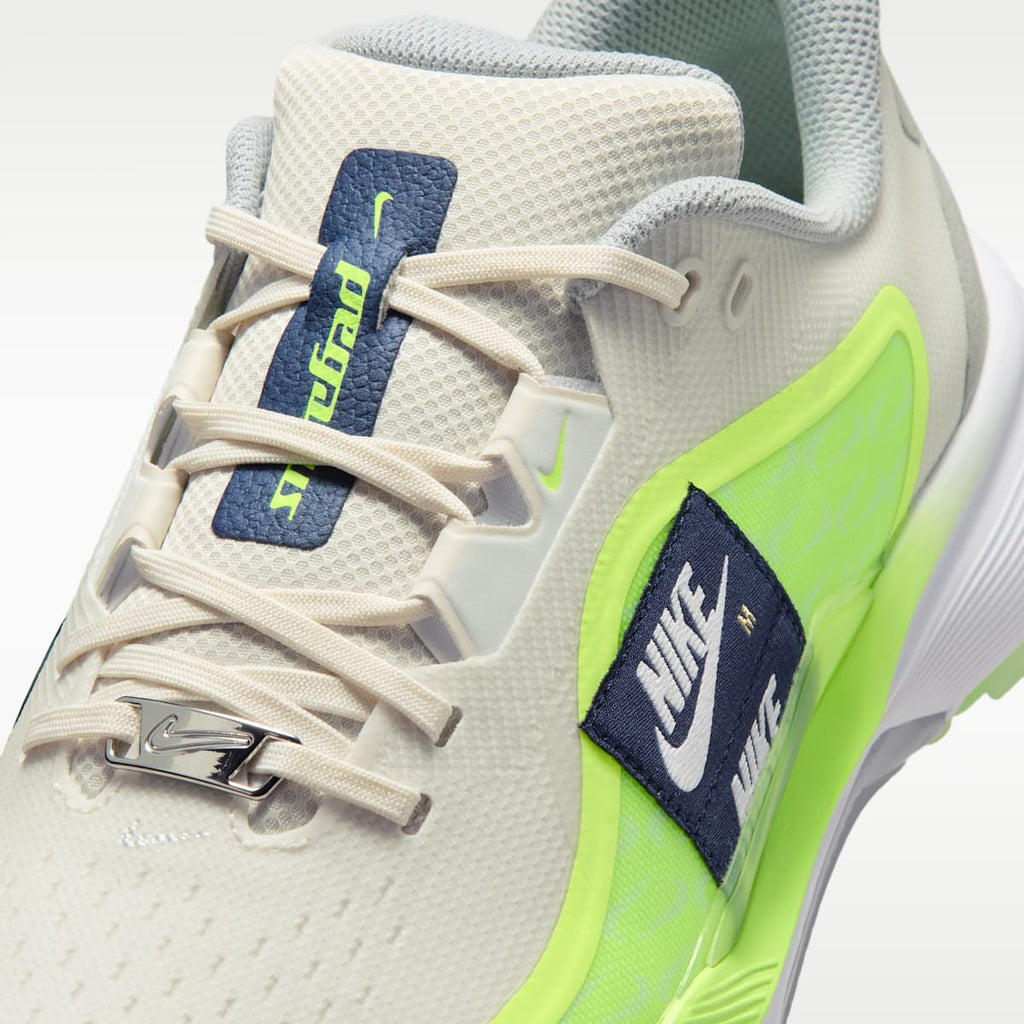 Women's Nike Pegasus 1 G Golf Shoes - Phantom/Volt Ice/Midnight Navy