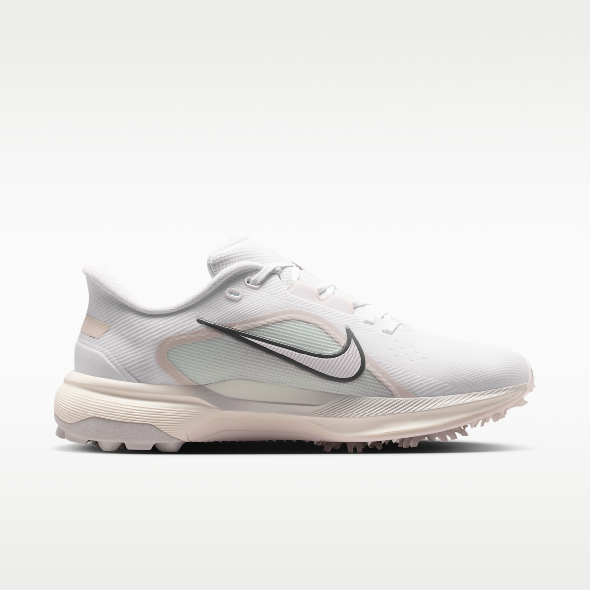 Women's Nike Pegasus 1 G Golf Shoes (Wide) - White/Sail/White