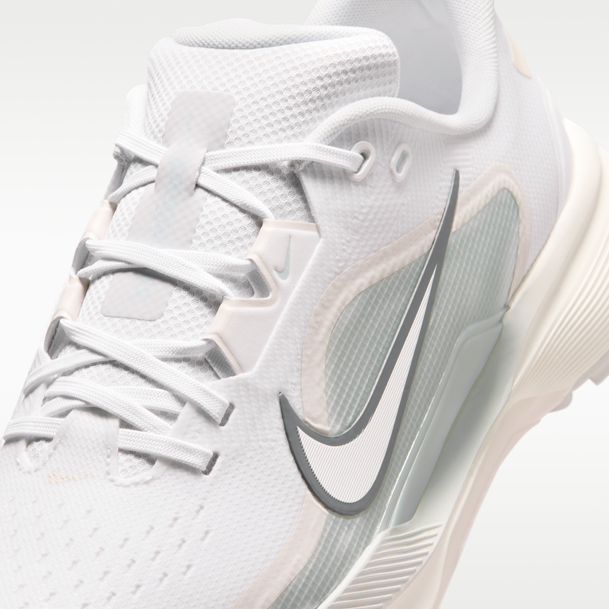 Women's Nike Pegasus 1 G Golf Shoes (Wide) - White/Sail/White