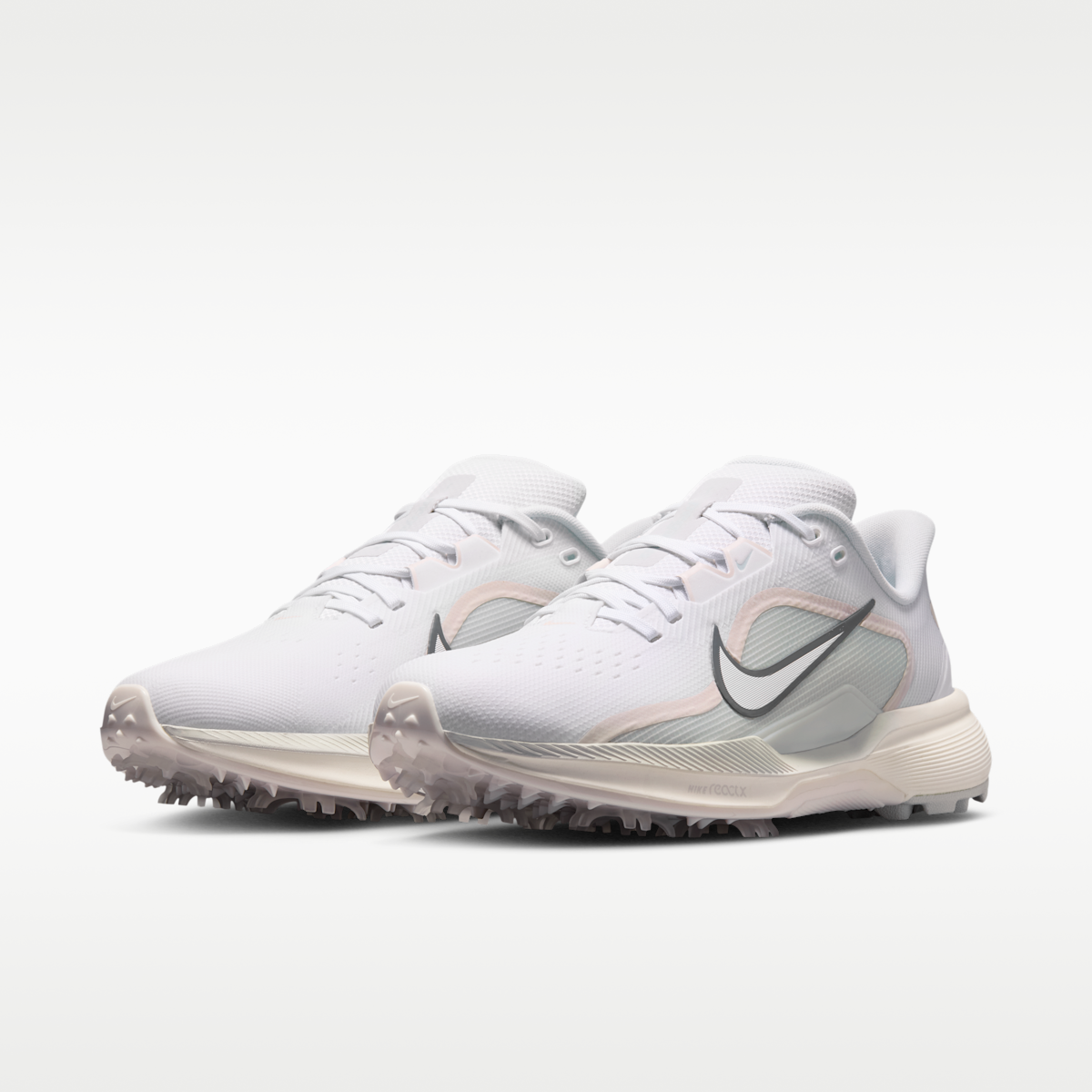 Women's Nike Pegasus 1 G Golf Shoes (Wide) - White/Sail/White