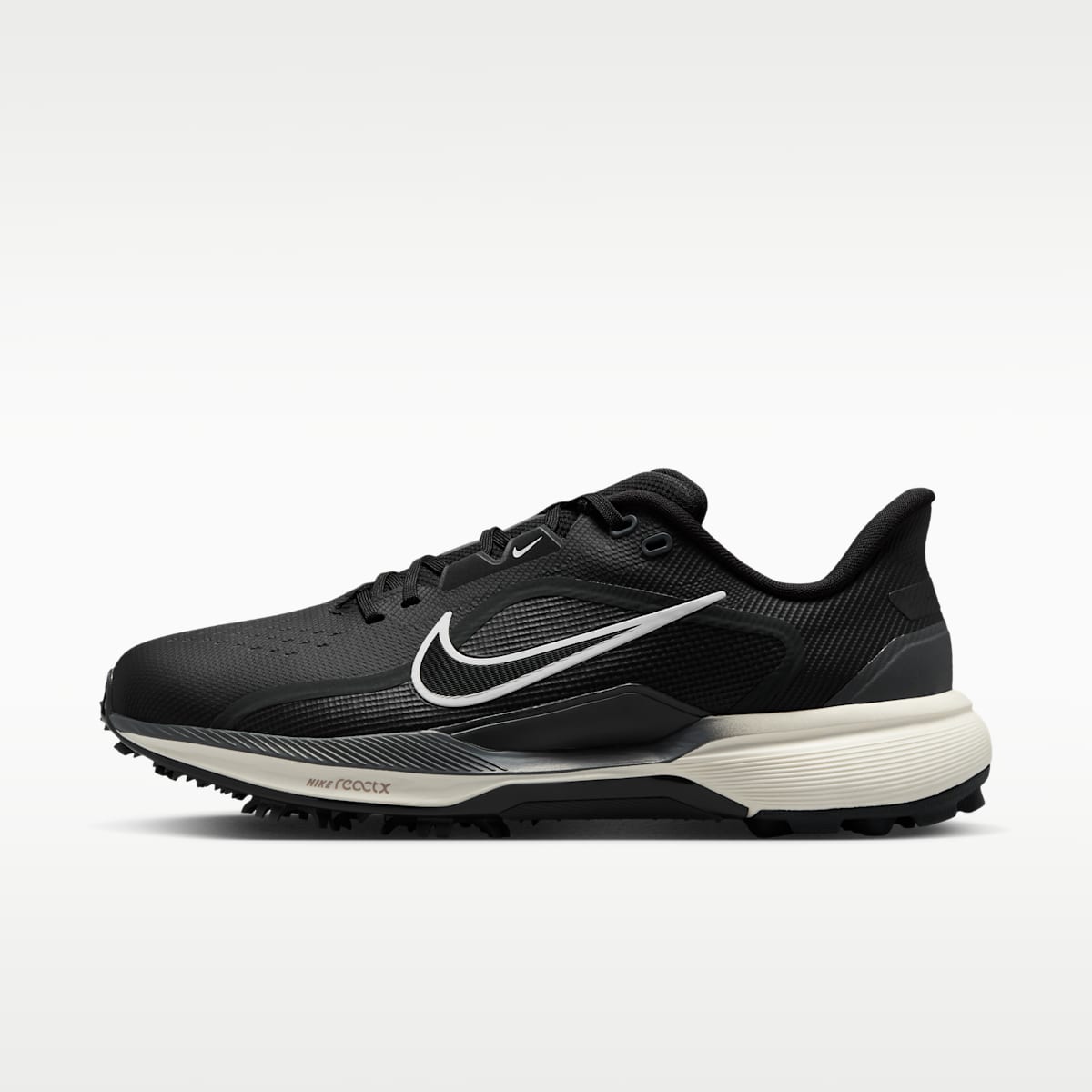 Nike Pegasus 1 G Golf Shoes (Wide) - Black/Sail/White - Image 1