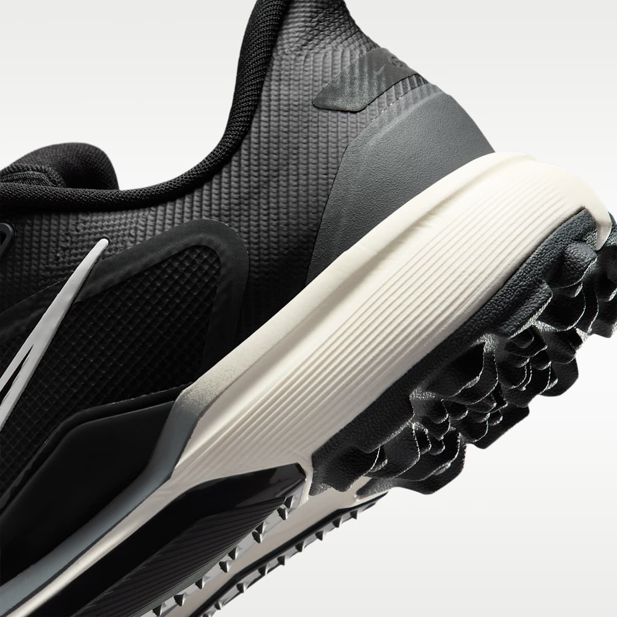 Nike Pegasus 1 G Golf Shoes (Wide) - Black/Sail/White - Image 9