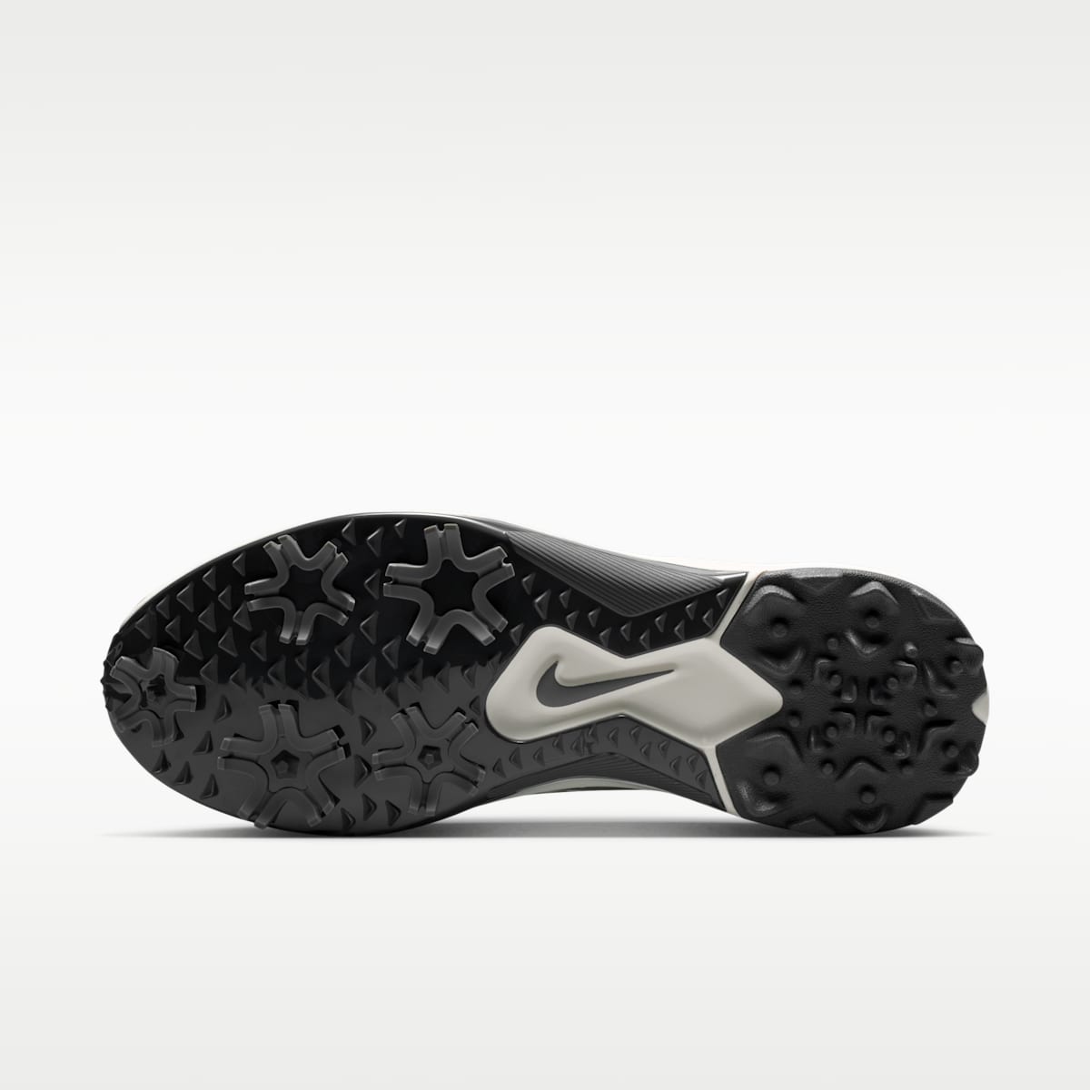 Nike Pegasus 1 G Golf Shoes - Black/Sail/White - Image 2