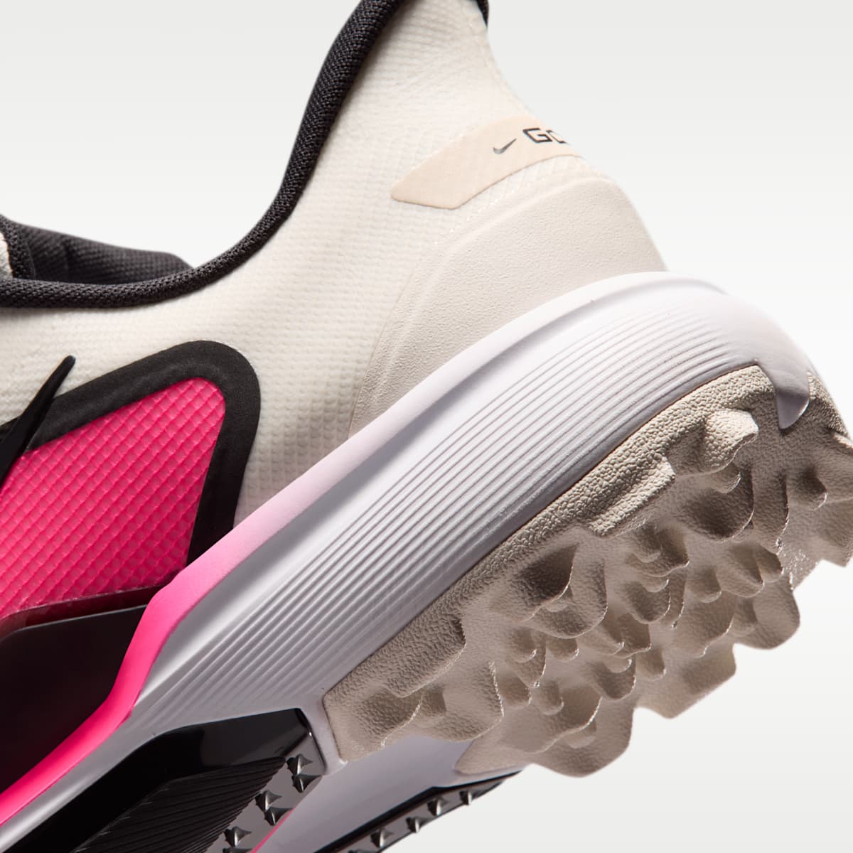 Nike Pegasus 1 G Golf Shoes - Sail/Hyper Pink/Black - Image 9