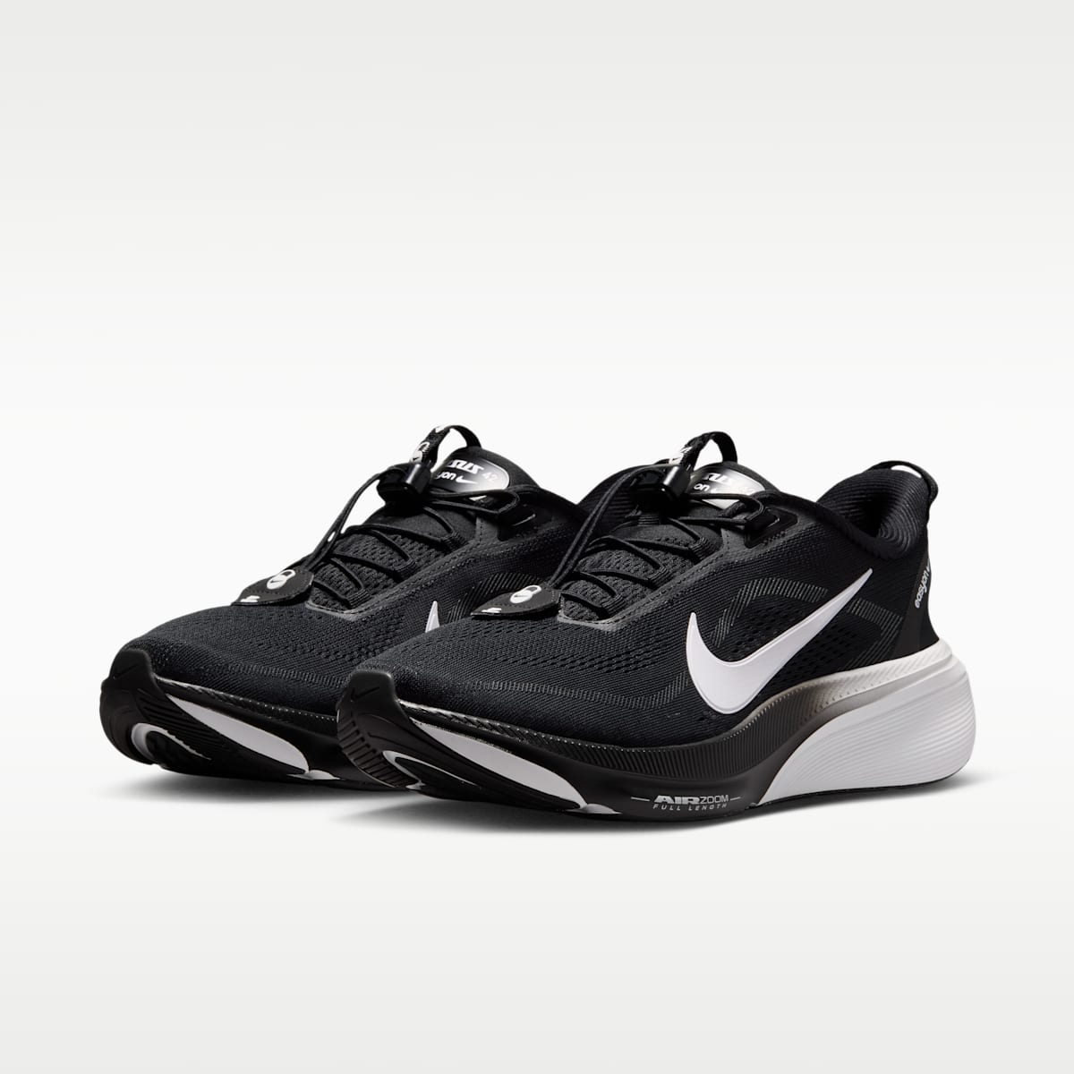 Nike Pegasus 42 EasyOn Men's Road Running Shoes - Black/Dark Smoke Grey/White - Image 5