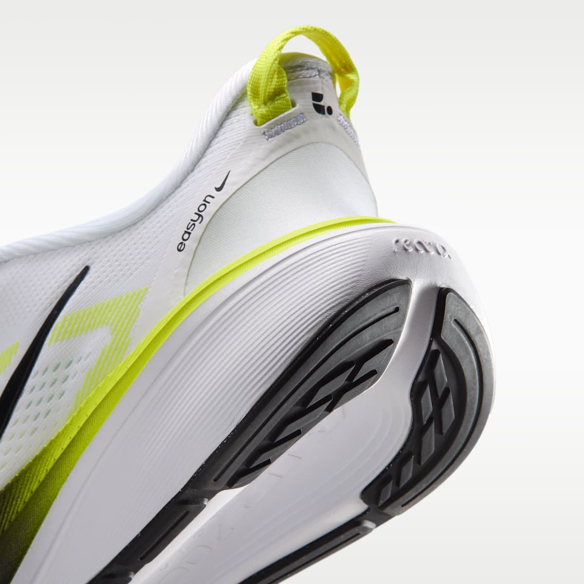 Nike Pegasus 42 EasyOn Men's Road Running Shoes - White/Lemon Venom/Black - Image 8