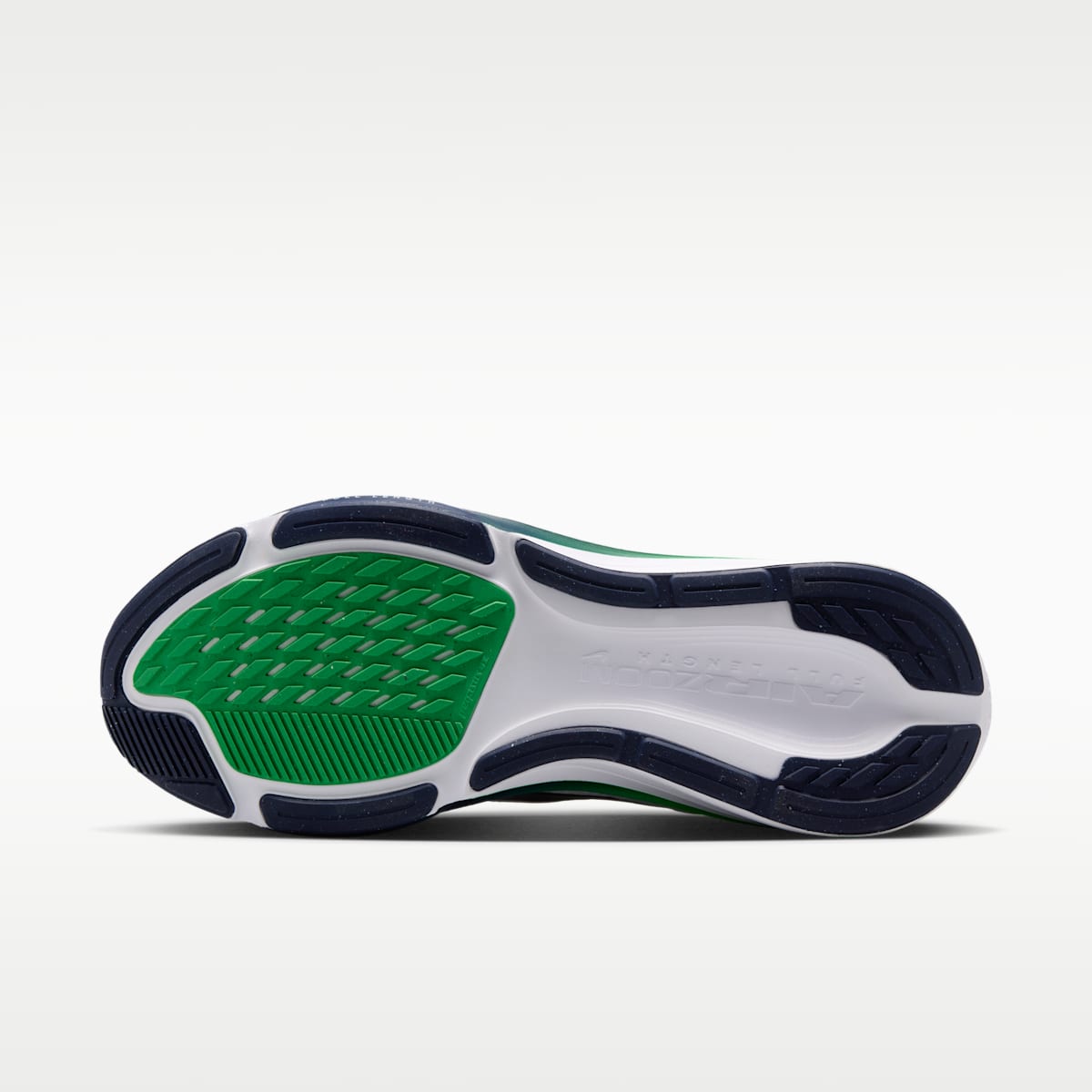 Nike Pegasus 42 EasyOn Men's Road Running Shoes - White/Green Spark/Midnight Navy - Image 2