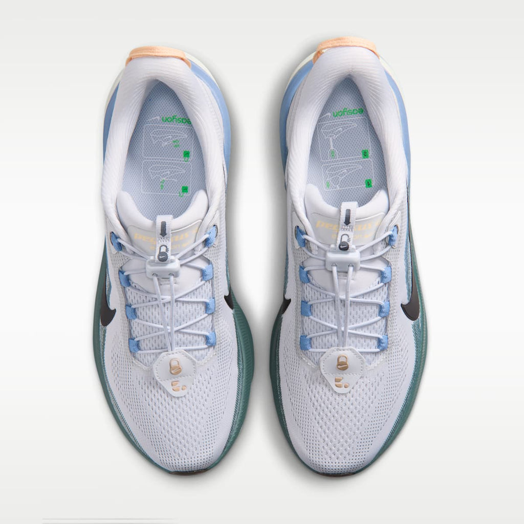 Nike Pegasus 42 EasyOn Men's Road Running Shoes - Pure Platinum/Mineral Slate/Work Blue/Dark Obsidian - Image 4