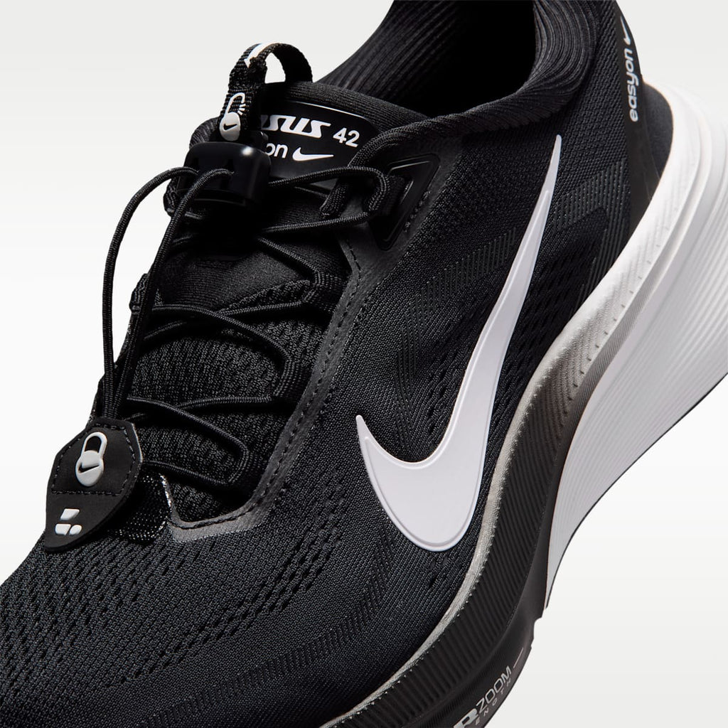 Nike Pegasus 42 EasyOn Men's Road Running Shoes - Black/Dark Smoke Grey/White - Image 7