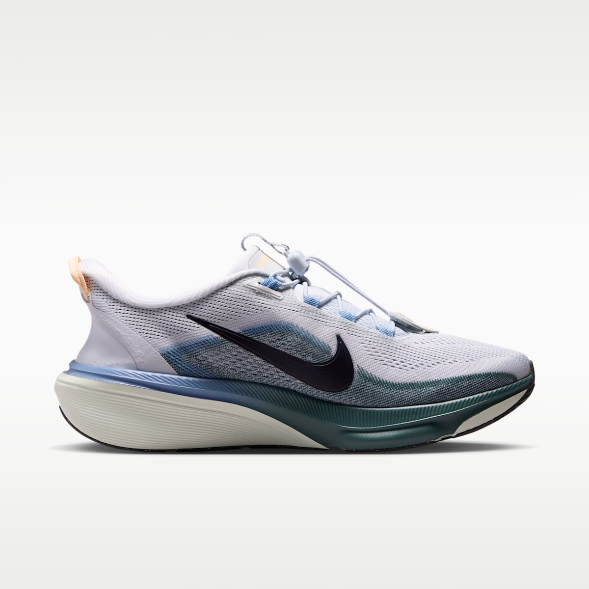Nike Pegasus 42 EasyOn Men's Road Running Shoes - Pure Platinum/Mineral Slate/Work Blue/Dark Obsidian - Image 3