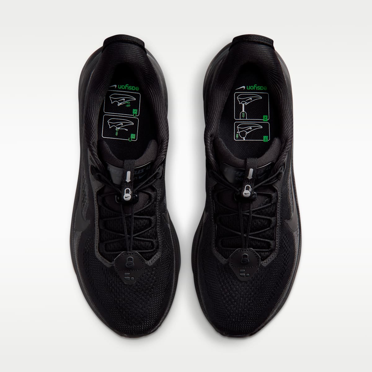 Nike Pegasus 42 EasyOn Men's Road Running Shoes - Black/Anthracite/Black - Image 4
