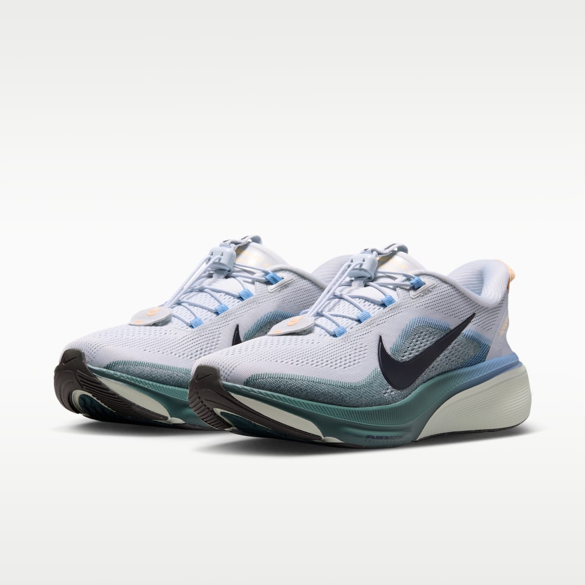 Nike Pegasus 42 EasyOn Men's Road Running Shoes - Pure Platinum/Mineral Slate/Work Blue/Dark Obsidian - Image 5