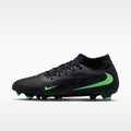 Women's Nike Phantom 6 High Academy Multi-Ground Soccer Cleats - Black/Black/Illusion Green
