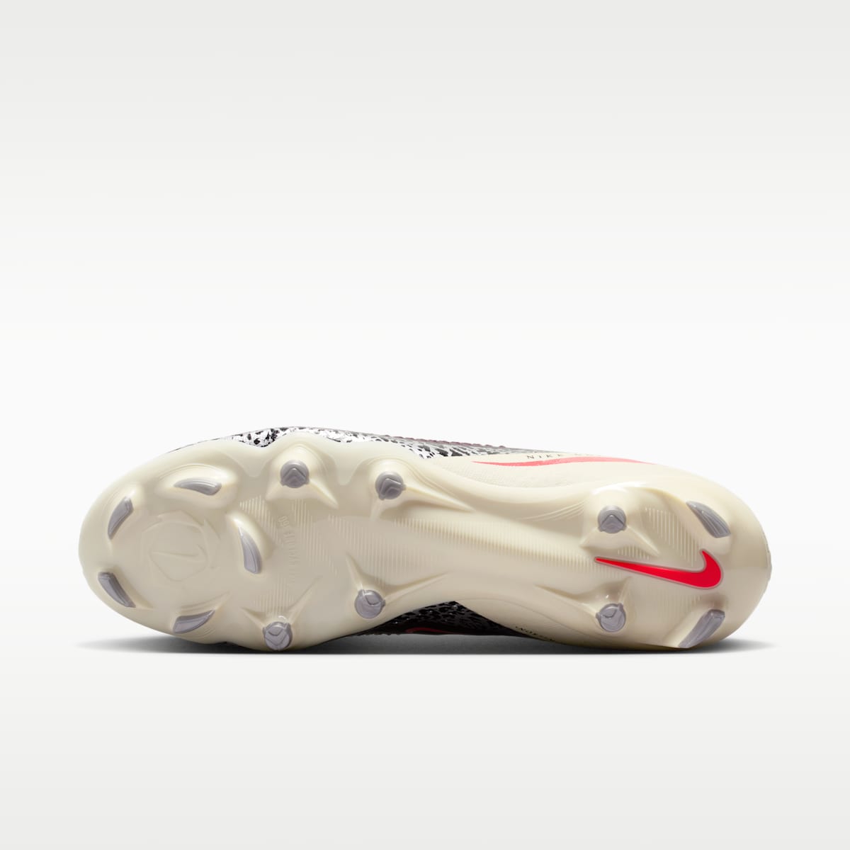 Nike United Phantom 6 High Academy Multi-Ground Soccer Cleats - Burgundy Crush/Fossil/University Red - Image 2