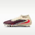 Nike United Phantom 6 High Academy Multi-Ground Soccer Cleats - Burgundy Crush/Fossil/University Red - Image 1