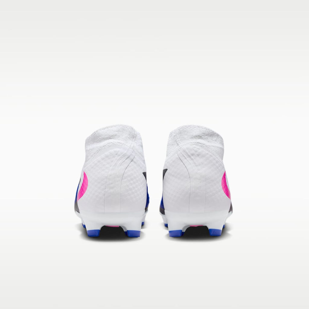 Women's Nike Phantom 6 High Academy Multi-Ground Soccer Cleats - Racer Blue/White/Pink Blast