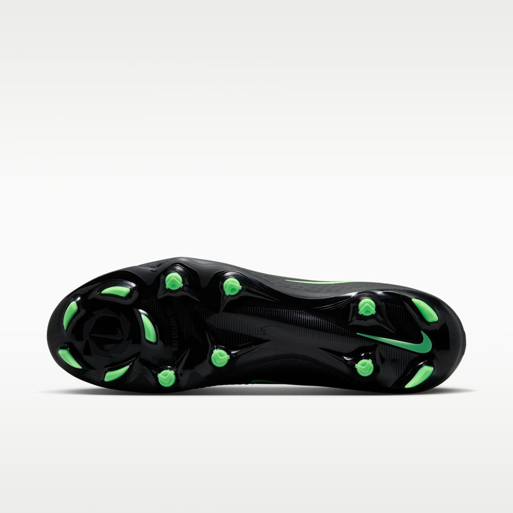 Women's Nike Phantom 6 High Academy Multi-Ground Soccer Cleats - Black/Black/Illusion Green