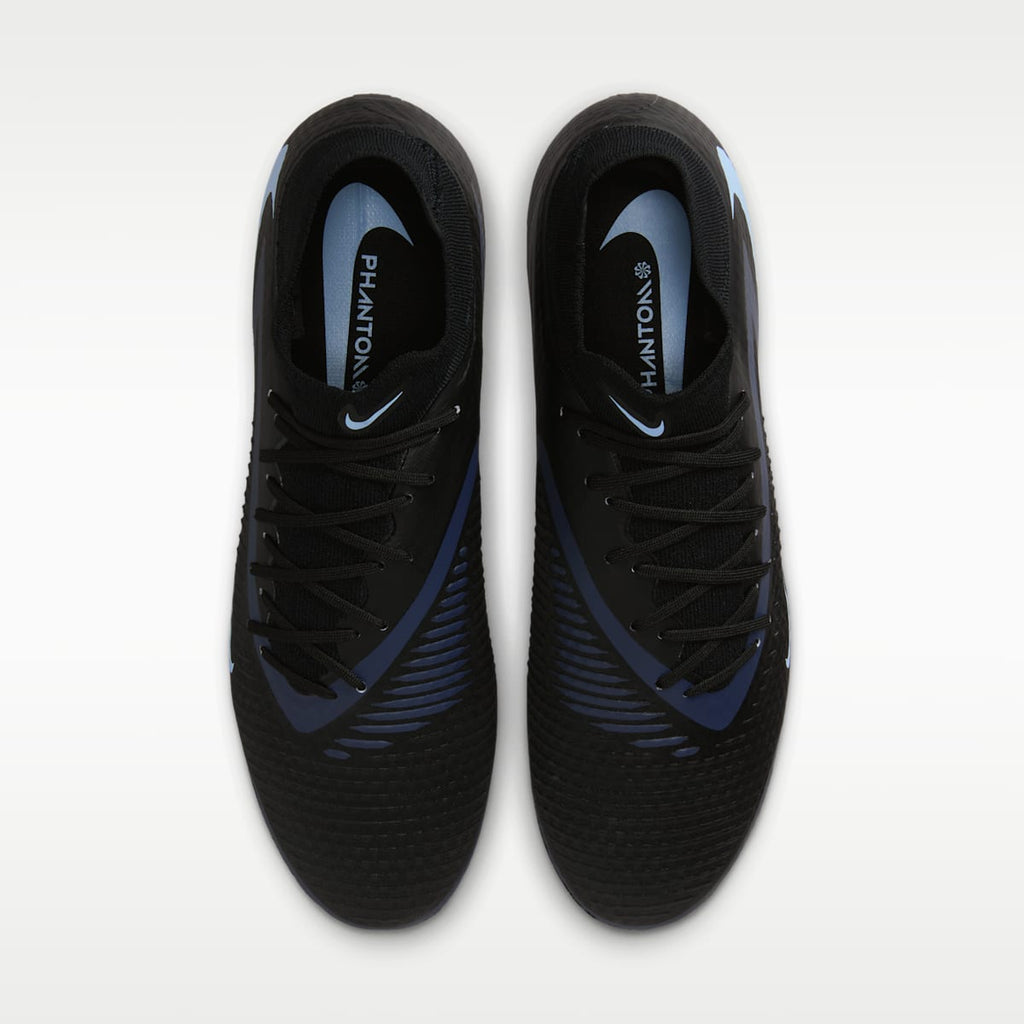 Nike Phantom 6 High Academy Multi-Ground Soccer Cleats - Black/Black - Image 4