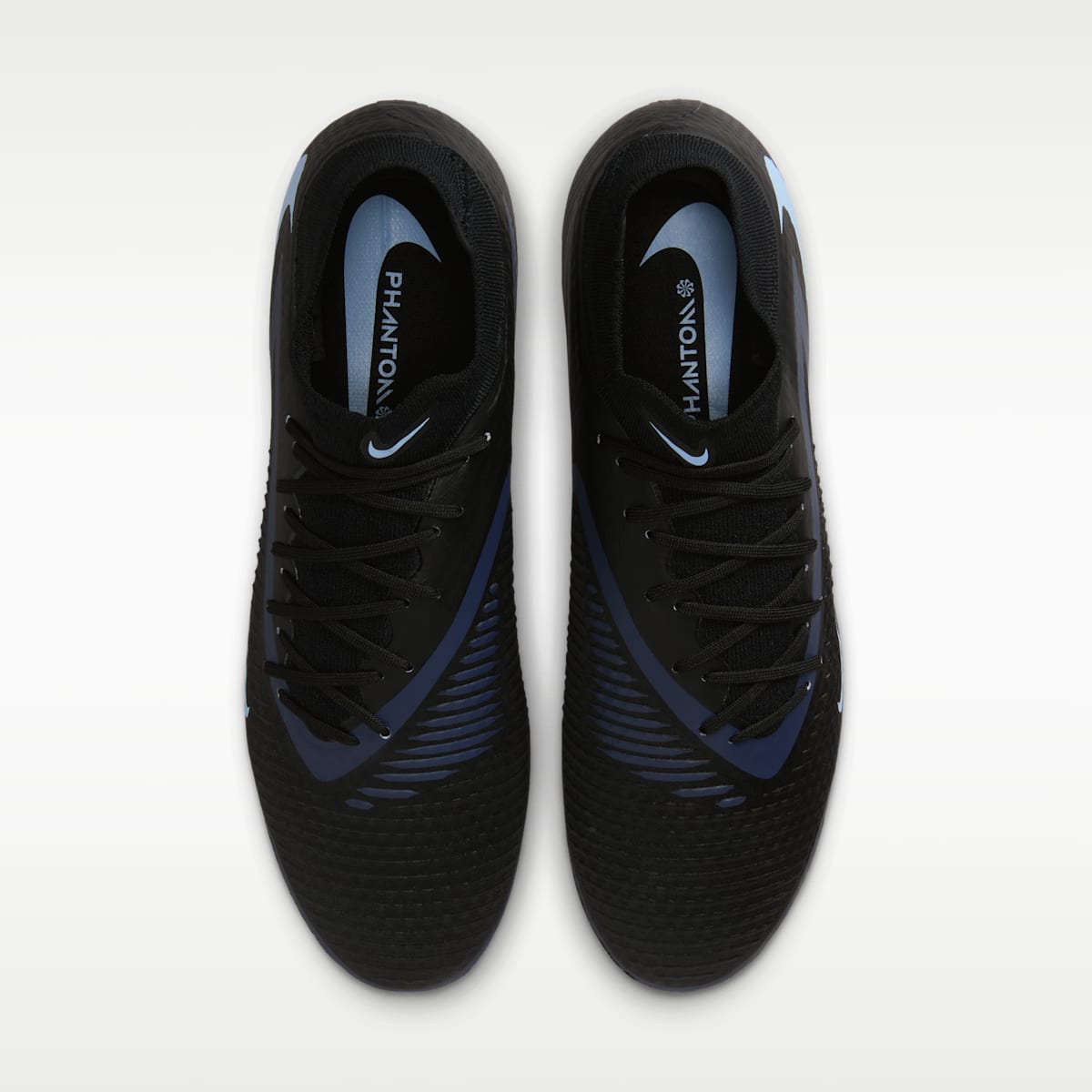 Nike Phantom 6 High Academy Multi-Ground Soccer Cleats - Black/Black - Image 4
