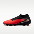 Nike Phantom 6 High Academy Multi-Ground Soccer Cleats - Bright Crimson/Black/Blur - Image 1