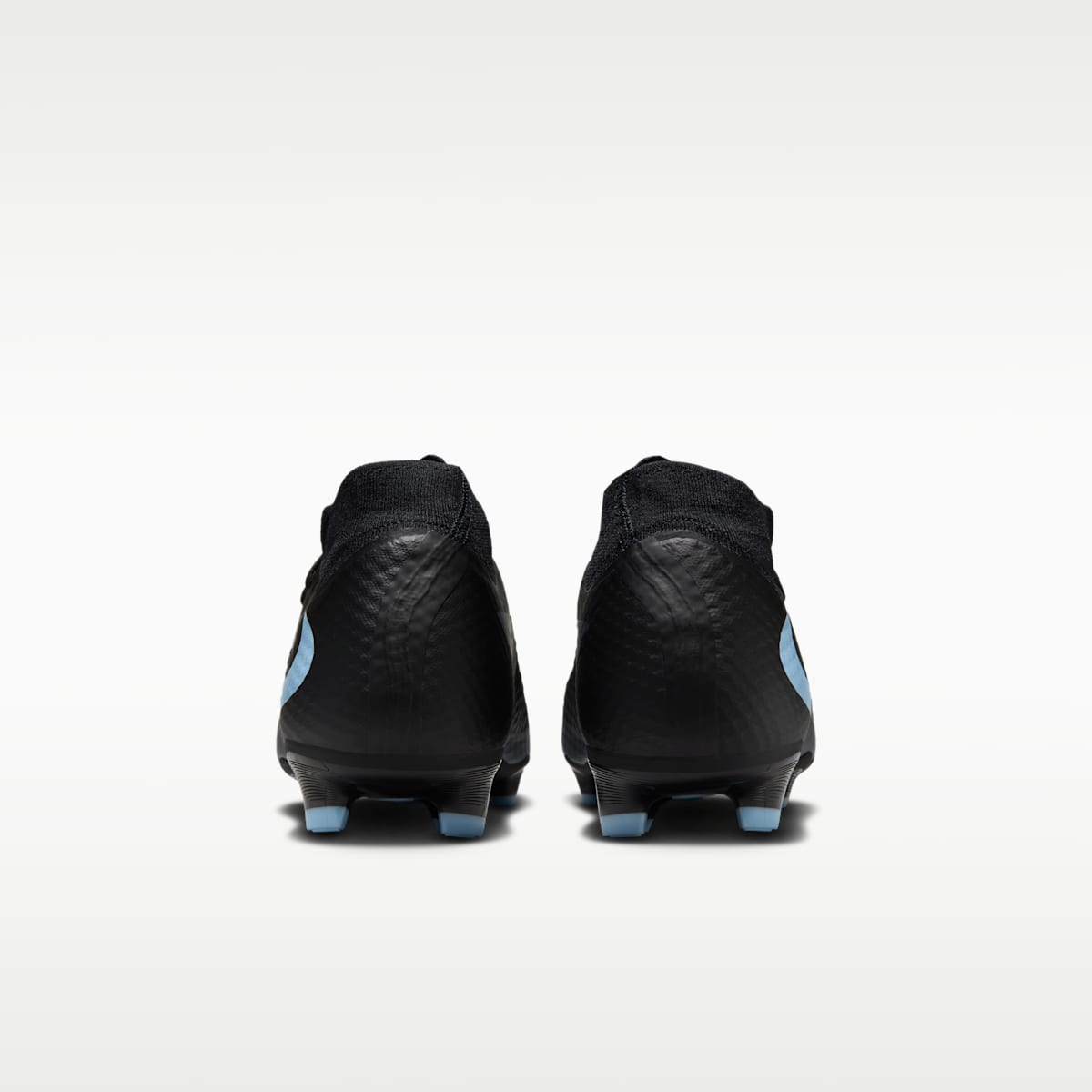Nike Phantom 6 High Academy Multi-Ground Soccer Cleats - Black/Black - Image 6