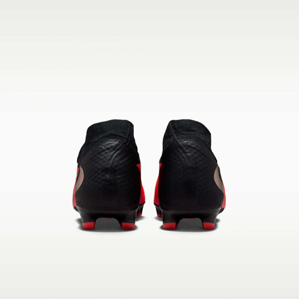 Nike Phantom 6 High Academy Multi-Ground Soccer Cleats - Bright Crimson/Black/Blur - Image 6