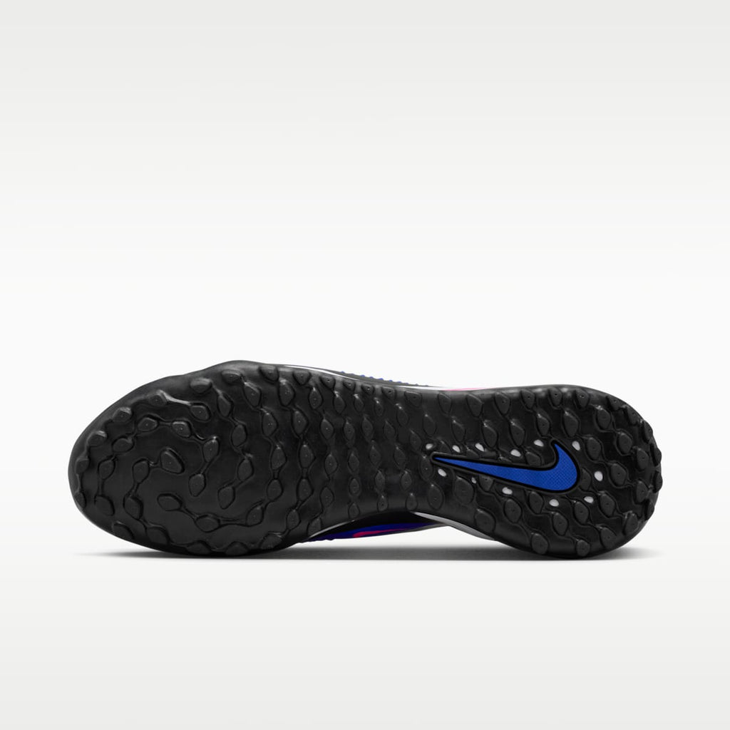 Nike Phantom 6 High Academy Turf Soccer Shoes - Racer Blue/White/Pink Blast - Image 2