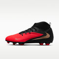 Nike Phantom 6 High Club Multi-Ground Soccer Cleats - Bright Crimson/Black/Blur - Image 1
