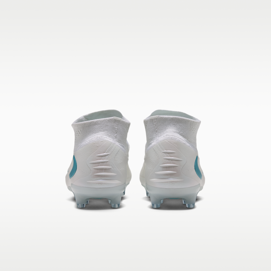 Women's Nike Phantom 6 High Elite Artificial-Grass Soccer Cleats - White/White/Dusty Cactus