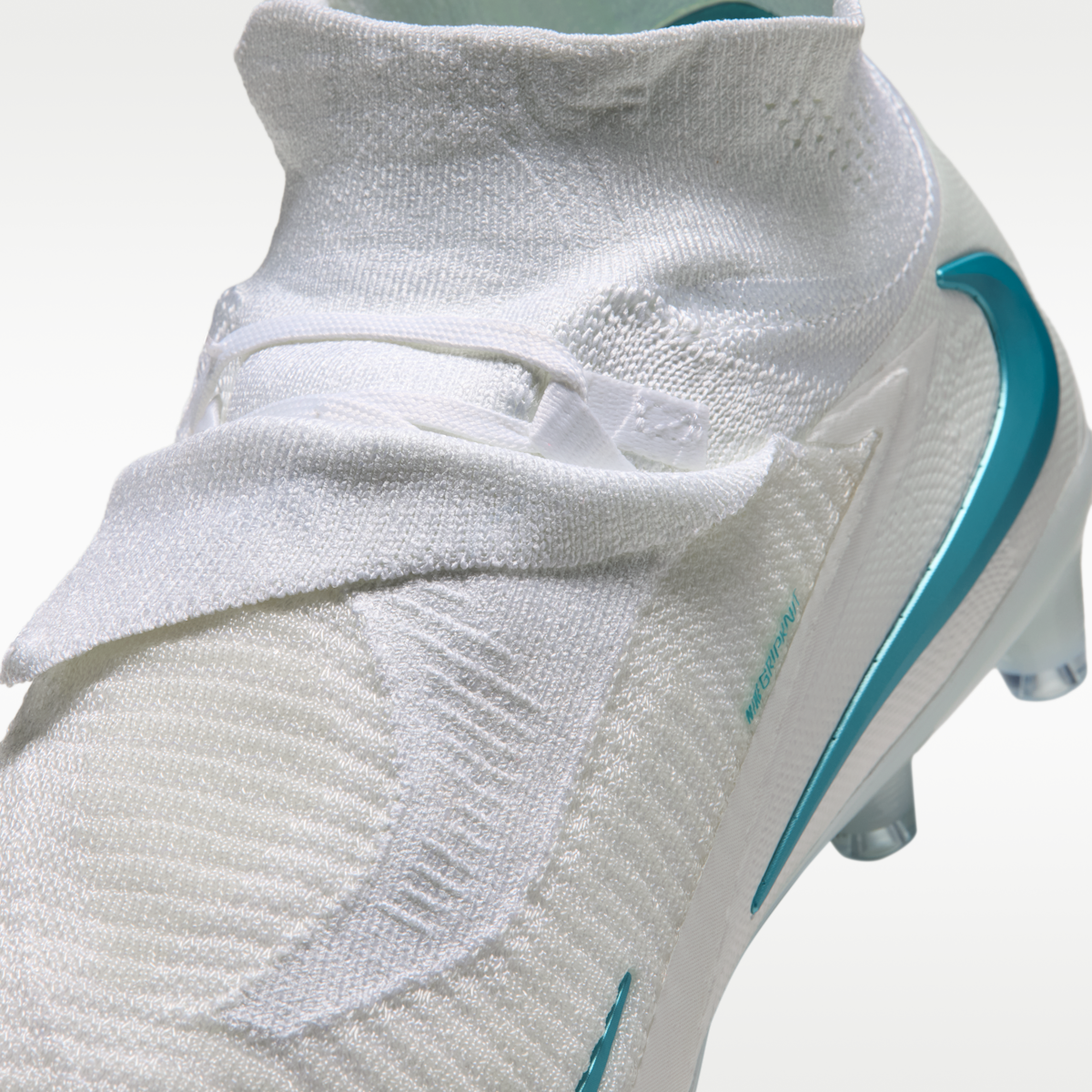 Women's Nike Phantom 6 High Elite Artificial-Grass Soccer Cleats - White/White/Dusty Cactus