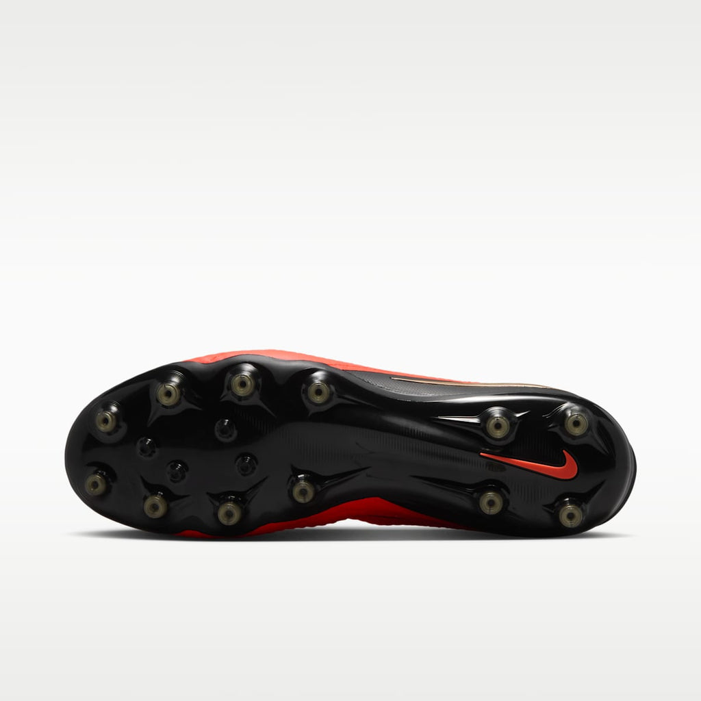 Nike Phantom 6 High Elite Artificial-Grass Soccer Cleats - Bright Crimson/Bright Crimson/Black - Image 2