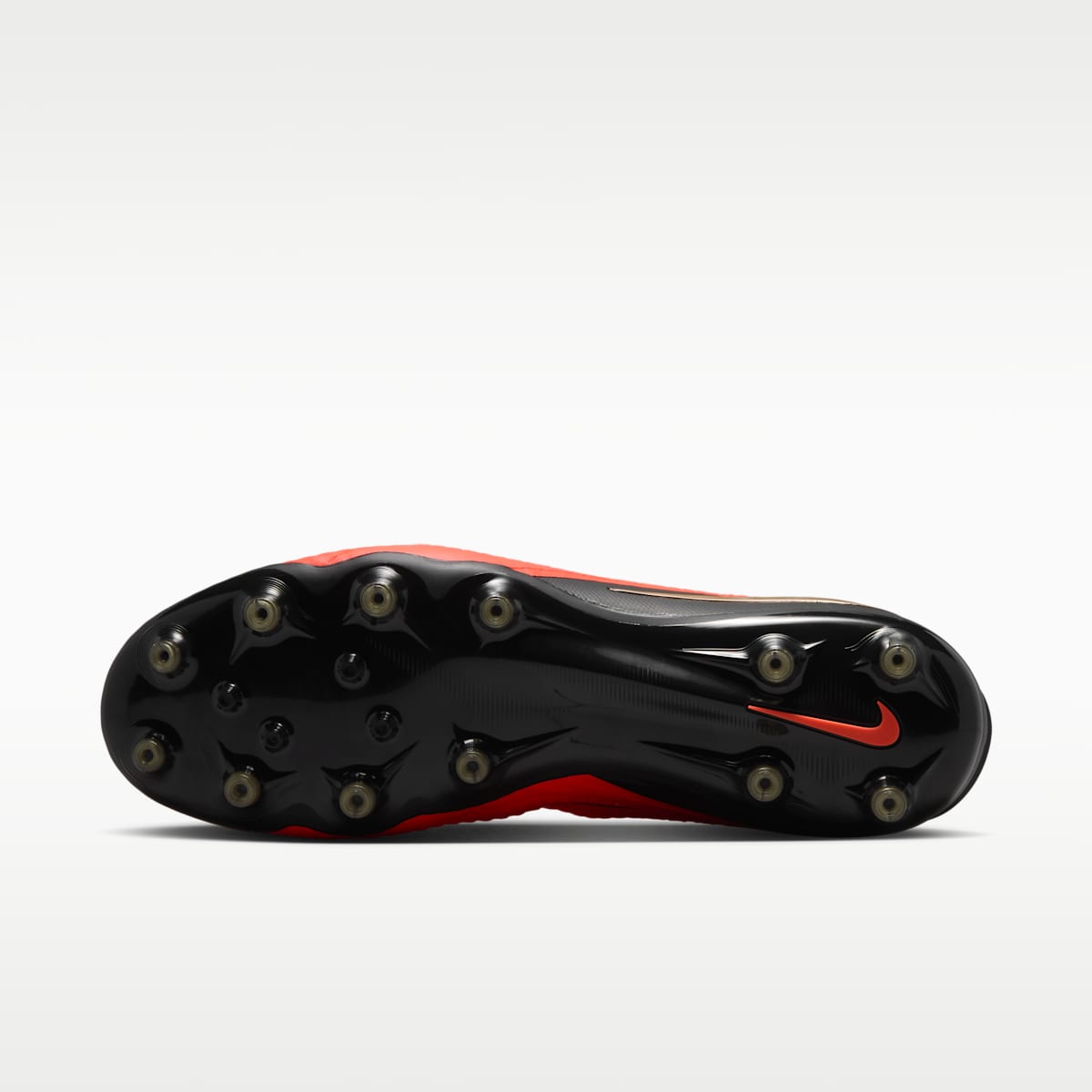Nike Phantom 6 High Elite Artificial-Grass Soccer Cleats - Bright Crimson/Bright Crimson/Black - Image 2