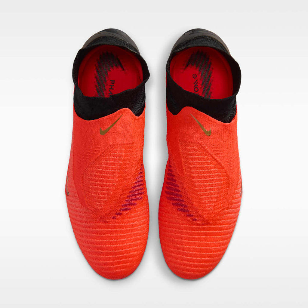 Nike Phantom 6 High Elite Artificial-Grass Soccer Cleats - Bright Crimson/Bright Crimson/Black - Image 4