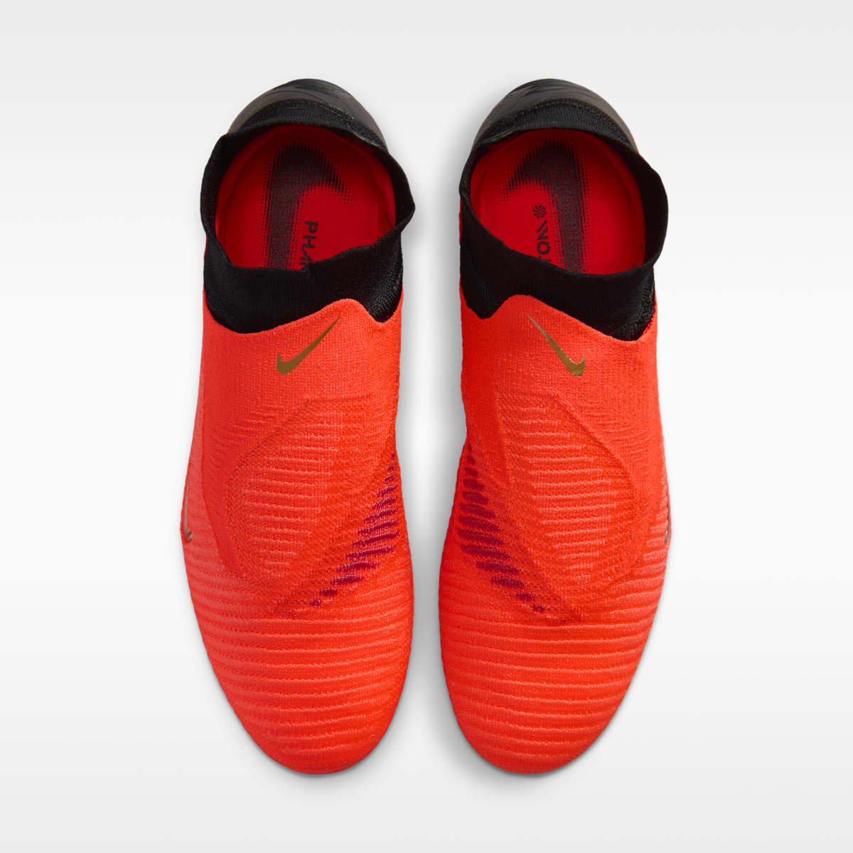 Nike Phantom 6 High Elite Artificial-Grass Soccer Cleats - Bright Crimson/Bright Crimson/Black - Image 4