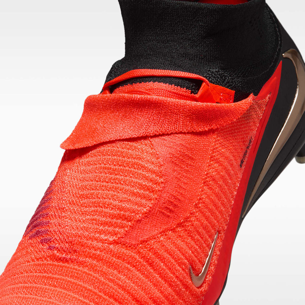 Nike Phantom 6 High Elite Artificial-Grass Soccer Cleats - Bright Crimson/Bright Crimson/Black - Image 8