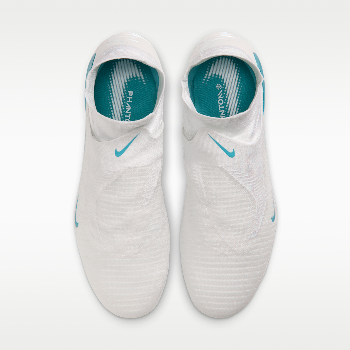 Women's Nike Phantom 6 High Elite Artificial-Grass Soccer Cleats - White/White/Dusty Cactus