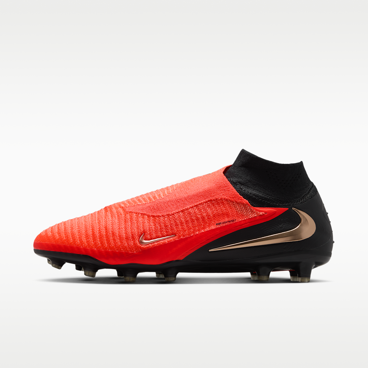 Women's Nike Phantom 6 High Elite Artificial-Grass Soccer Cleats - Bright Crimson/Bright Crimson/Black