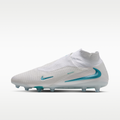 Women's Nike Phantom 6 High Elite Artificial-Grass Soccer Cleats - White/White/Dusty Cactus