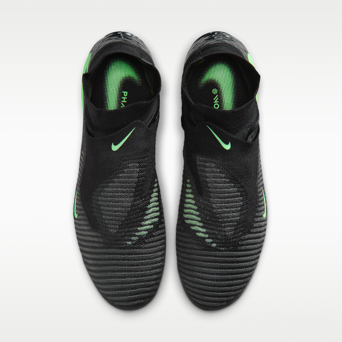 Women's Nike Phantom 6 High Elite Artificial-Grass Soccer Cleats - Black/Black/Illusion Green
