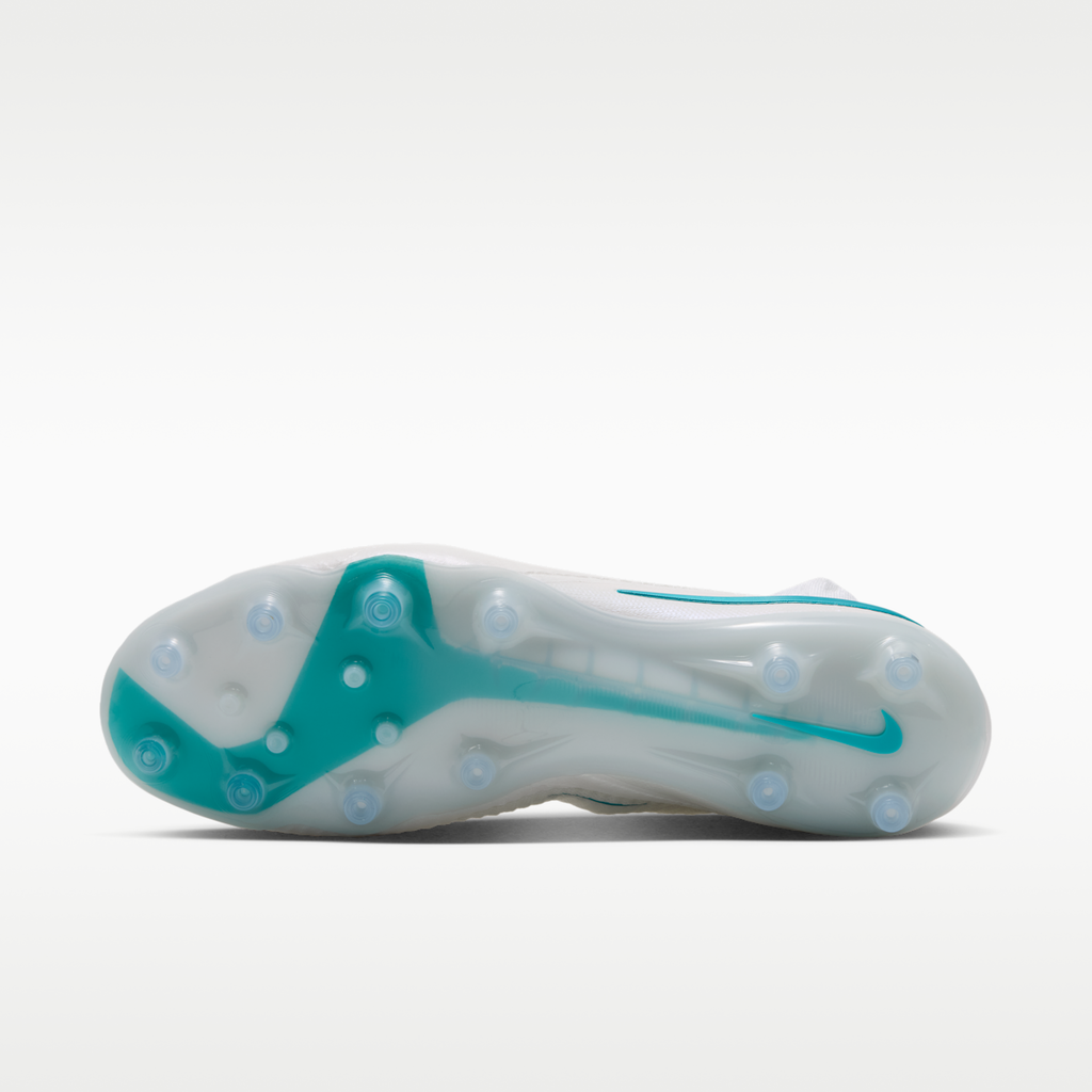 Women's Nike Phantom 6 High Elite Artificial-Grass Soccer Cleats - White/White/Dusty Cactus