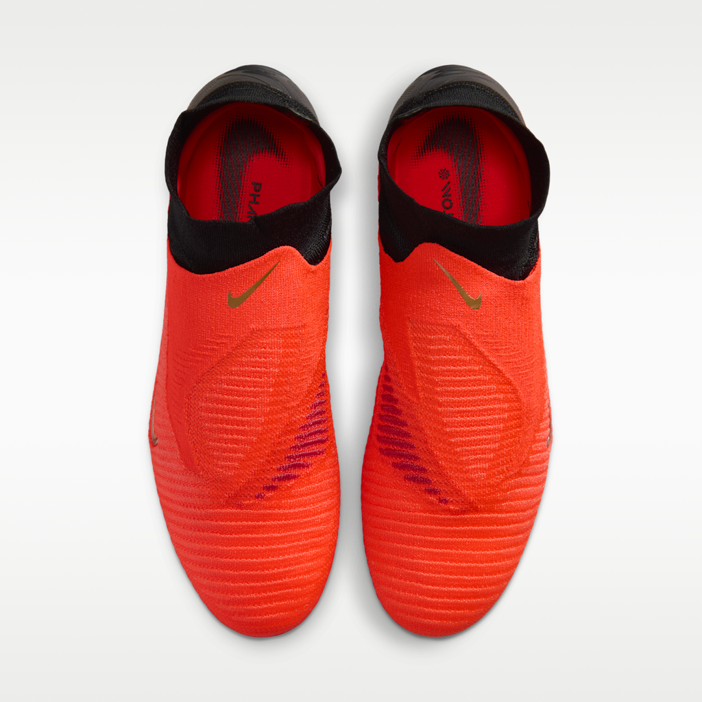 Women's Nike Phantom 6 High Elite Artificial-Grass Soccer Cleats - Bright Crimson/Bright Crimson/Black