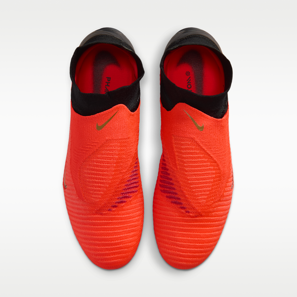 Women's Nike Phantom 6 High Elite Artificial-Grass Soccer Cleats - Bright Crimson/Bright Crimson/Black